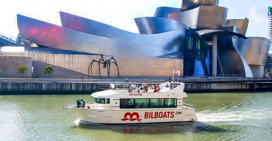 1-Hour Bilbao city Boat Tour or 2-Hour cruise to Portugalete - The 1-hour route: City Hall Bridge, Zorrozaurre, Deusto Canal