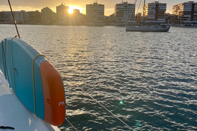 2 hour Catamaran Boat Tour - Stop 1 Near La Mata (or Punta Prima): Where the Wind Takes You