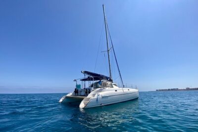 2 hour Catamaran Boat Tour - On Board: SUP, Snorkels, Shower, and the Little Comfort Wins
