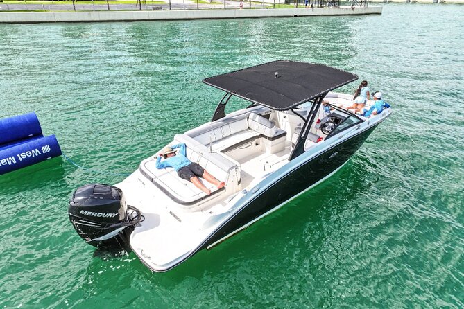 2-Hours Private Miami Boat Tour With Champagne - On-board comfort: bathroom, showers, cooler, and your own music