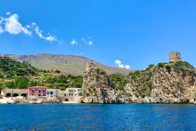 8-Hour Boat Tour from Castellammare del Golfo to San Vito Lo Capo - Stop 1: Cala Bianca and the cave views off Trapani