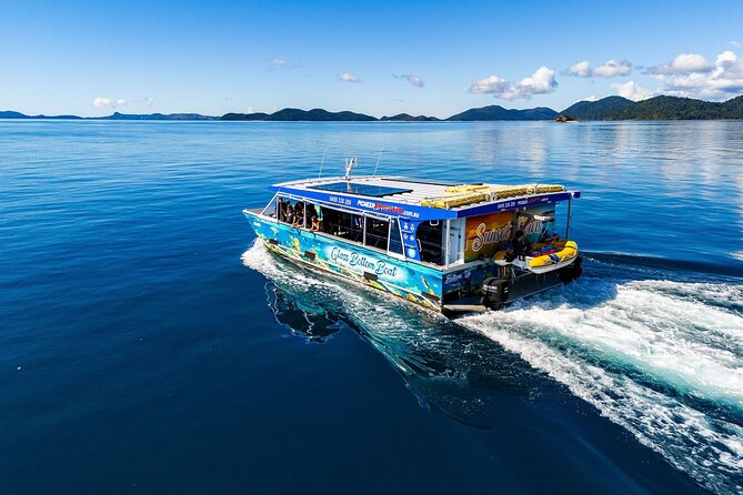 Airlie Beach Glass Bottom Boat Tour - The Whitsundays cruise: where you look for coral and fish
