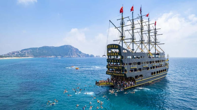 Alanya: All Inclusive Luxury Boat Trip w/ Optional Free Time - Pirates’ Cave, Phosphorus Cave, and Lover’s Cave
