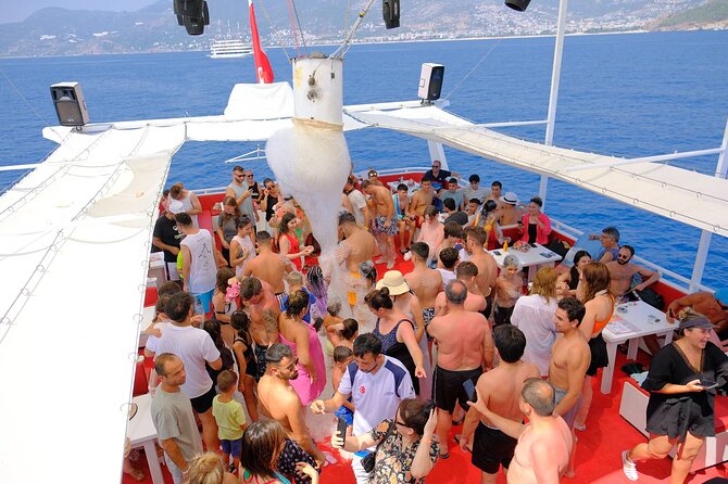 Alanya Boat Trip w/Unlimited Drinks & Lunch (Free Hotel Transfer) - Lunch on Board: Chicken, Rice, Salad, and Drinks Rules