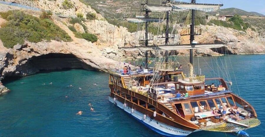 Alanya: Catamaran Boat Tour with Snorkeling with Lunch - The Sailing Part: Alanya’s Coast From the Water