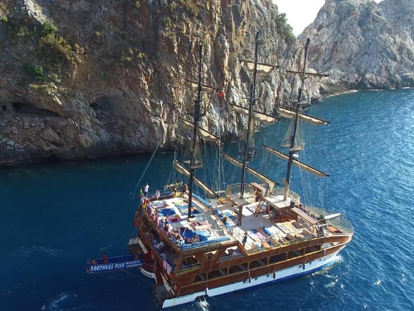 Alanya: Catamaran Boat Tour with Snorkeling with Lunch - The Cave Circuit: Pirates, Lover’s, and Phosphorus