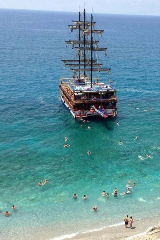 Alanya: Catamaran Boat Tour with Snorkeling with Lunch - Getting To the Boat: Pickup, Meeting Point, and Timing