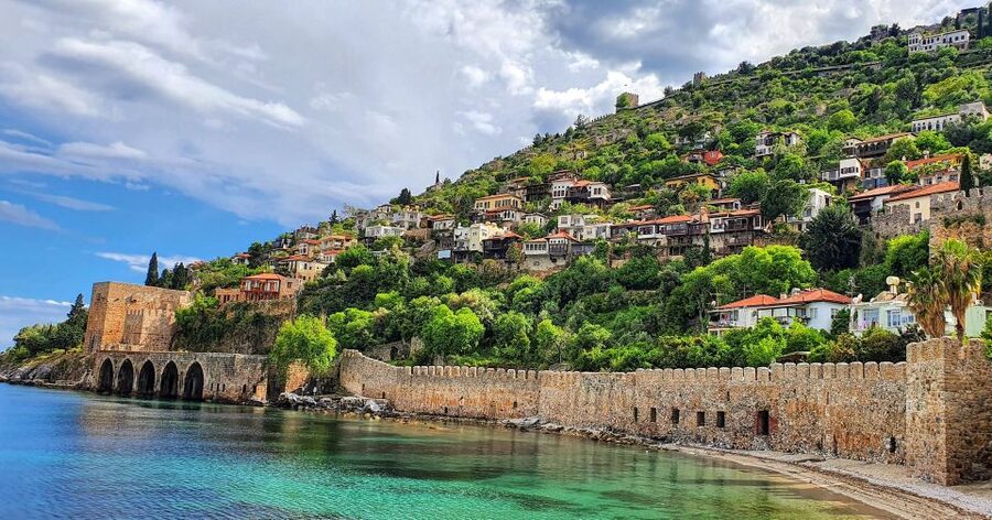 Alanya: Catamaran Boat Trip with Sunbathing and Swimming - Red Tower views and the shipyard cruise that sets the tone
