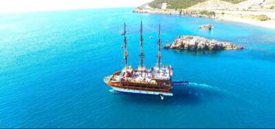 Alanya: Catamaran Boat Trip with Swim Stops and Sunbathing - Pirates and Friends: Cave Views You Get Without Entering