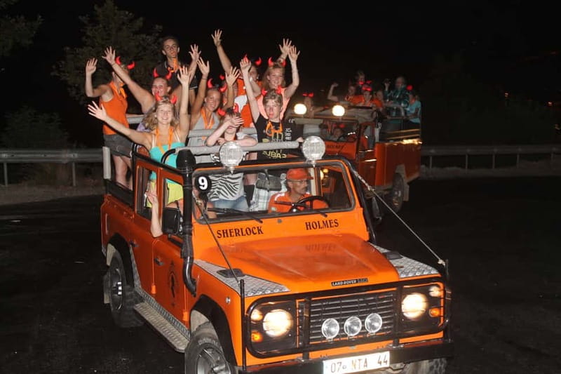 Alanya: Sunset Night Safari with Boat Trip with Dinner - Pickup, Timing, and What You Should Bring
