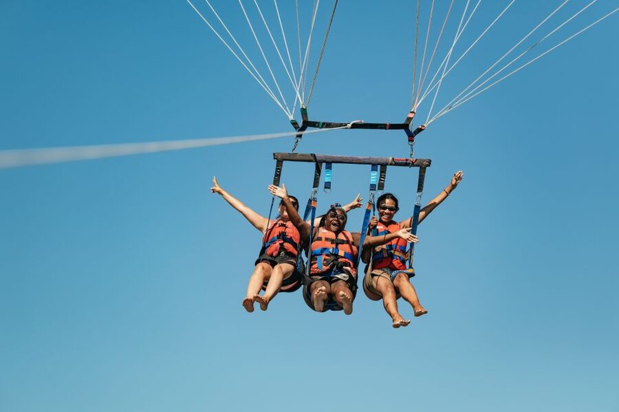Albufeira: Parasailing Boat Trip - Music, Photos, and Marina Time: Making the Memory Last