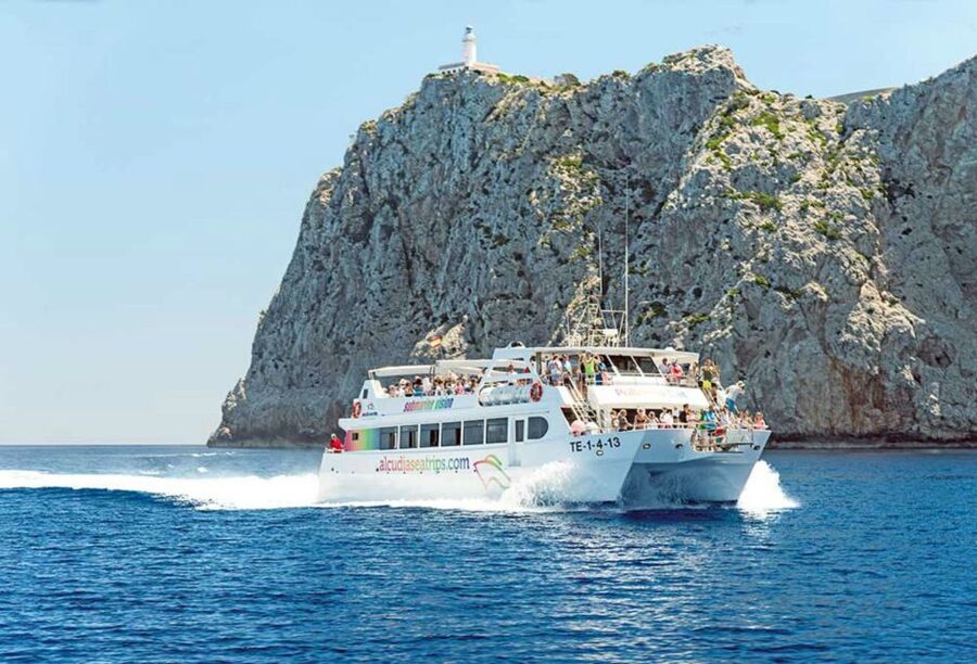 Alcudia: Boat Trip to Cap de Formentor and Formentor - The Cruise Begins: Coll Baix and the Bays You Glide Past