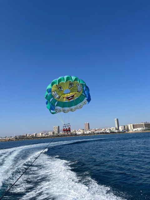 Alicante: Parasailing and Boat Ride - Harness up: how parasailing over Postiguet actually feels