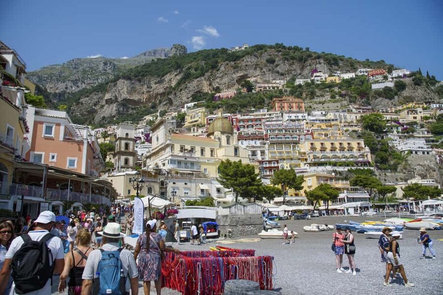Amalfi, Positano & Ravello: Boat Tour from Sorrento - Cruising the coastline: Vesuvius, Queen Giovanna’s Baths, and Punta Campanella