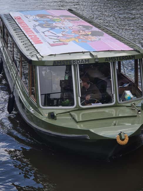 Amsterdam: 420 Smoke-Friendly Boat Tour - Key points at a glance