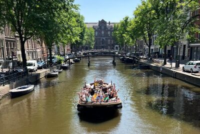 Amsterdam Luxury Boutique Boat tour with Unlimited Beer and Wine - Where you start: the Oudezijds Voorburgwal pier makes sense