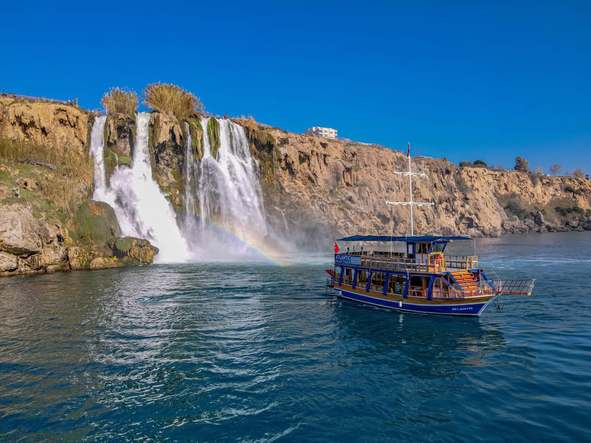 Antalya: Beach & Waterfalls Boat Trip w/ Lunch & Soft Drinks - Key things to know before you go