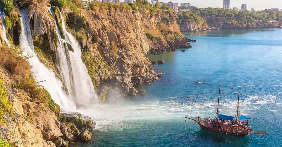 Antalya: Beach & Waterfalls Boat Trip w/ Lunch & Soft Drinks - Getting there: the transfer is convenient, but timing can stretch