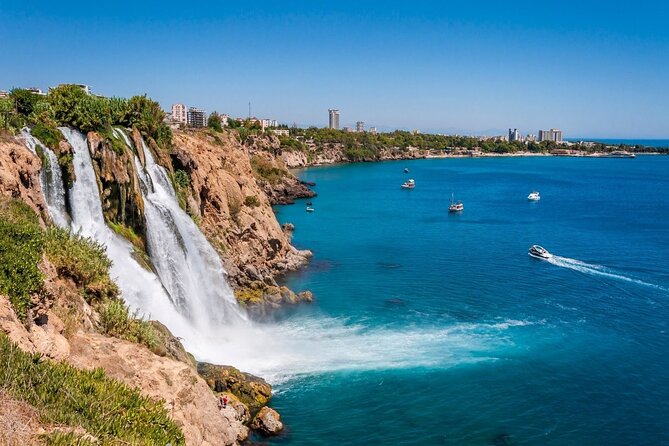 Antalya /Belek : Guided City Tour w/Cable Car & Waterfalls & Boat - Kaleiçi Marina boat cruise: pleasant coast views, but check your expectations