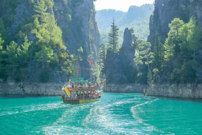 Antalya: Green Canyon Boat Trip w/Lunch near Green Lake - From hotel pickup to canyon roads