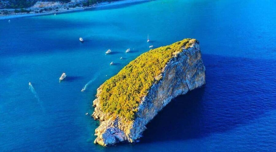 Antalya: Kaleici, Duden Waterfalls And Boat Tour With Lunch - Upper Düden Waterfall: caves, 22 meters, and picnic air