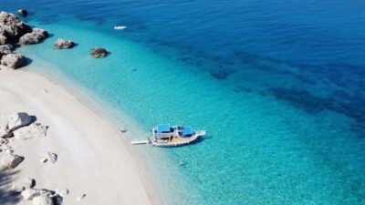 Antalya/Kemer: Porto Genoese Boat Trip and Mud Bath w/ Lunch - Akseki Bay swim: turquoise water plus sea urchins
