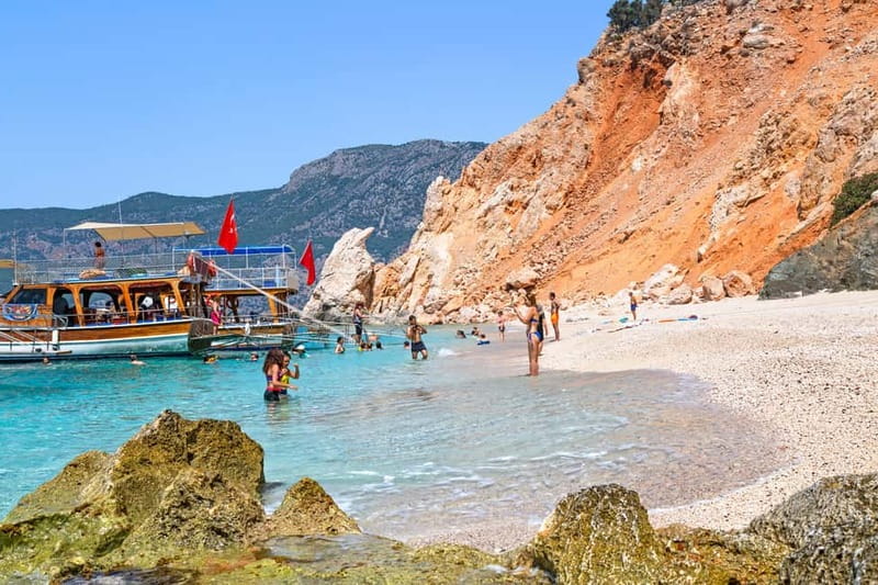 Antalya/Kemer: Suluada & Adrasan Boat Trip with Lunch - Stop 2: Akseki Bay Love Island and its cold-teardrop story