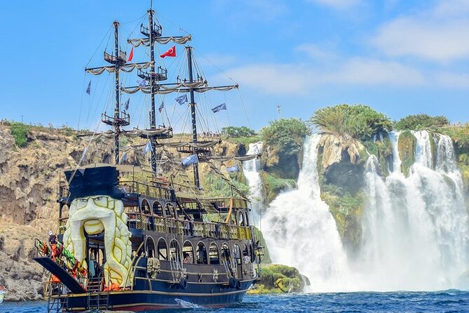 Antalya Lara Pirate Boat Trip w/Soft Drinks, Lunch & Pickup - Morning pickup to the Lara harbor: what “easy” really means here