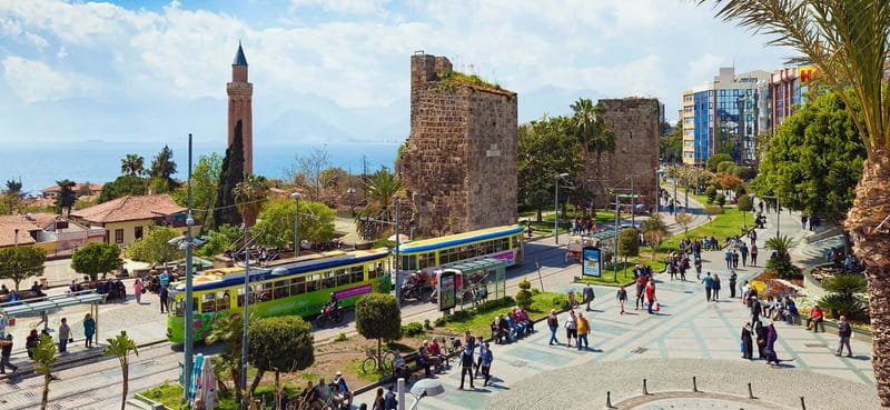 Antalya: Old City Tour w/Boat Trip, Cable Car & Waterfalls - Kaleiçi Old Town: Hadrian’s Gate to Tea House Time