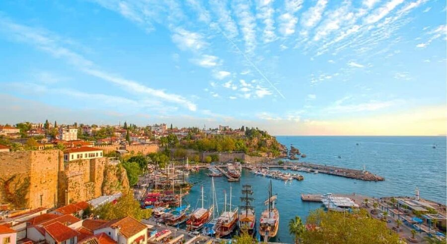 Antalya : Old City Tour w/Cable Car & Waterfalls & Boat Trip - Old Town downtime: boat cruise, lunch, and the Argentum silver shop