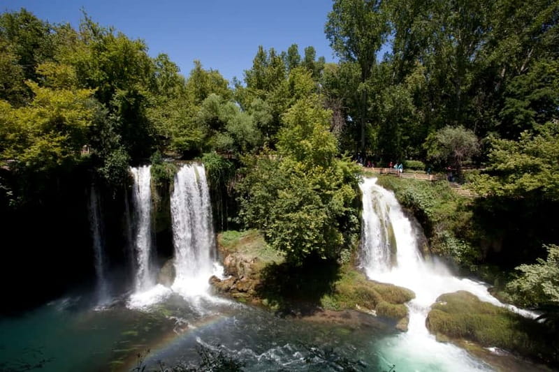 Antalya Private City Tour Waterfalls and Old Town Boat Tour - Düden Waterfalls in one day: Lower views, Upper access