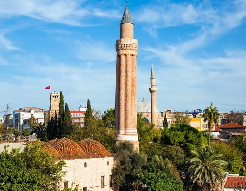 Antalya Private City Tour Waterfalls and Old Town Boat Tour - Kaleiçi Old Town and Hadrian’s Gate: where the layers show
