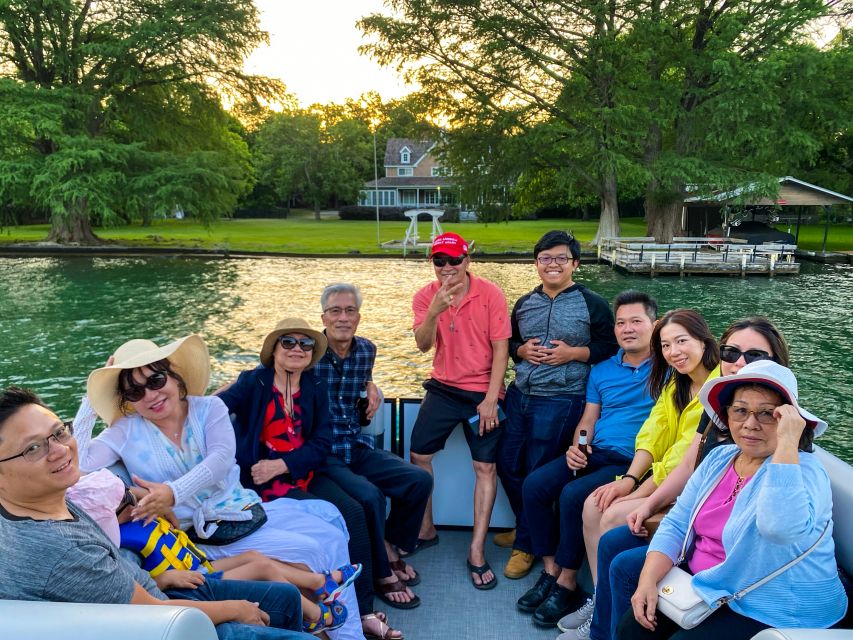 Austin: Lake Austin Scenic Guided Boat Tour - Full Sun Shade - Austin Country Club and Mount Bonnell: Big Austin Landmarks From the Water