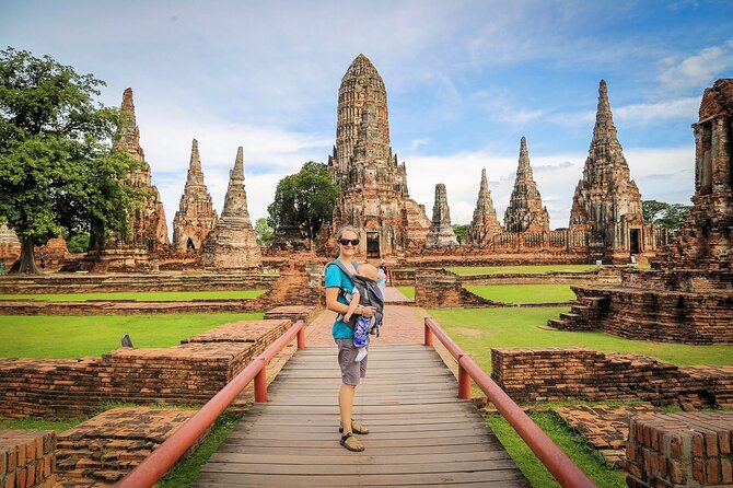 Ayutthaya Sunset Tour: UNESCO Temples & Peaceful River Cruise - Wat Chaiwatthanaram: riverside symmetry and big prang views