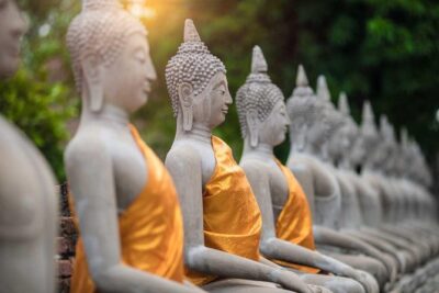 Ayutthaya Sunset Tour: UNESCO Temples & Peaceful River Cruise - Wat Mahathat and the Buddha head in tree roots