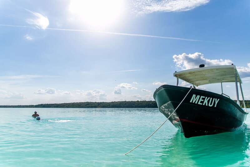 Bacalar: 3 Hour Boat Trip with Swimming & Drinks - Isla de los Pájaros and the bird sanctuary: when the lagoon turns into wildlife time