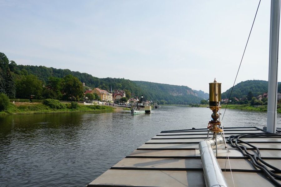 Bad Schandau: Saxon Switzerland Boat Trip - Königstein Fortress: when size hits you from the Elbe