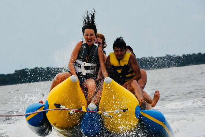 Banana Boat Ride in the Gulf of Mexico - The route: Destin Harbor views to open-water thrills