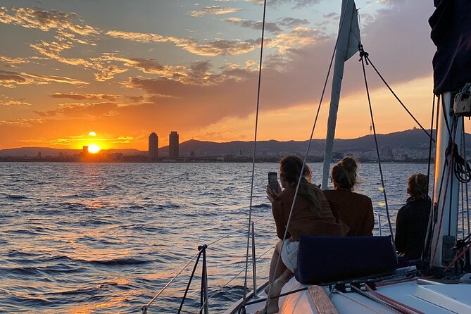 Barcelona 4-hour Private Boat Trip - Barceloneta beach views and the Carpe Diem pass