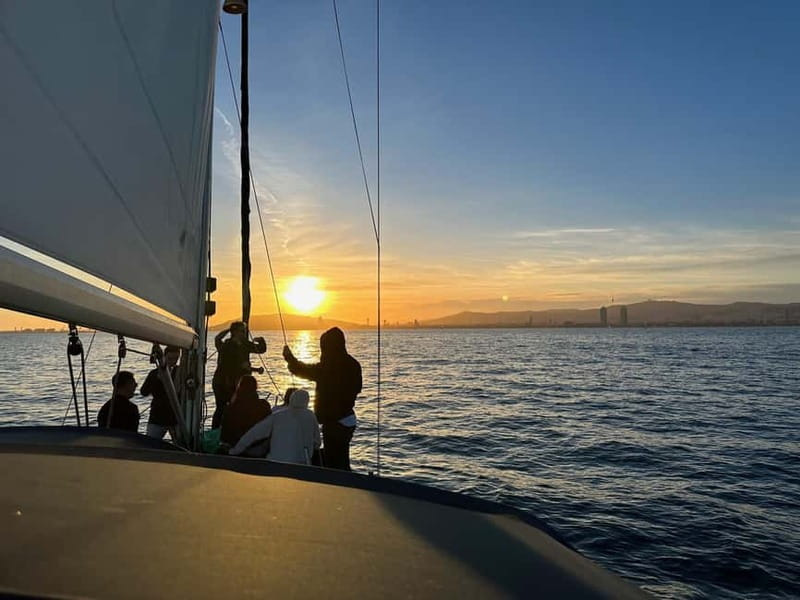Barcelona: Sunset Boat Trip with Cava Wine and Snacks - Port Olimpic Check-In: Finding White Satin or Izabal