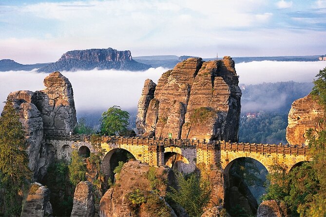 Bastei Bridge & Gorge Boat Ride – Scenic Day Trip from Dresden - Neurathen Fortress: Medieval Ruins and a 100-Million-Year Backstory