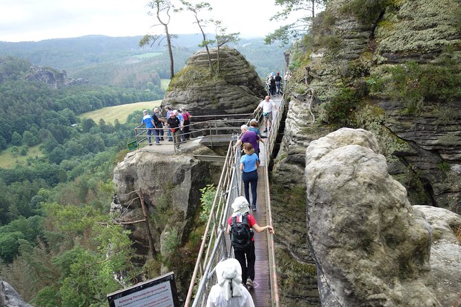 Bastei Bridge & Gorge Boat Ride – Scenic Day Trip from Dresden - Tisá Rocks: The Narnia-Style Rock Town (With Real Stairs)