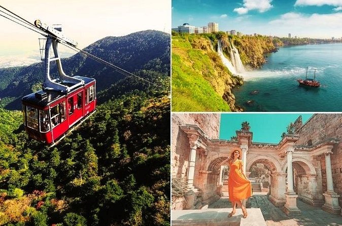 Belek /Antalya : City Tour w/ Waterfalls & Boat Trip & Cable Car - Stop 2: Dinopark Break for Lunch + Family-Friendly Fun (Cable Car Option)