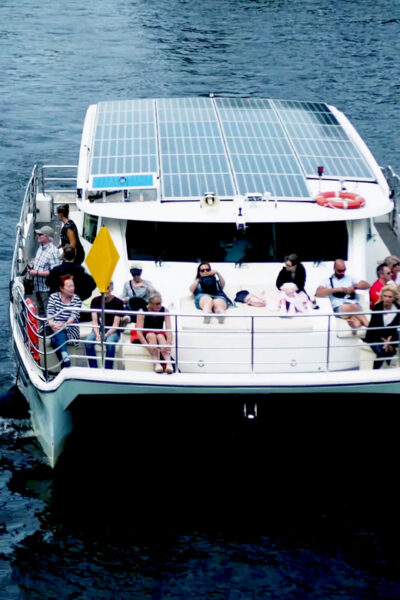 Berlin: Exclusive Boat Tour on a Solar-Powered Catamaran - Where you board near Oberbaumbrücke and nhow Hotel