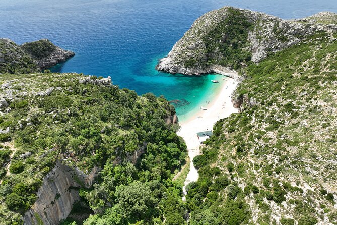 Blue Cave & Grama Bay Full Day Guided Boat Tour - Haxhi Ali Cave: your first taste of Karaburun’s underwater world