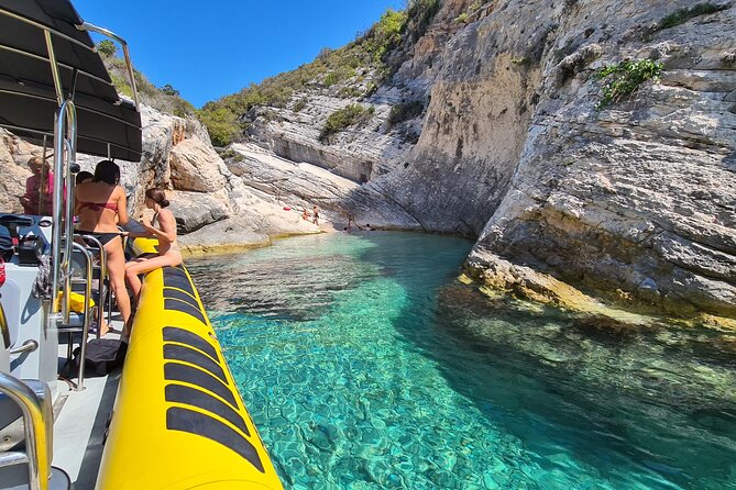 Blue cave & Hvar, 5 islands speed boat tour with unique boats from Split - Hvar harbor and town time: lunch, architecture, and cocktails