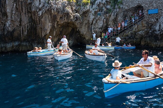 Blue Grotto Visit and Capri Semi-Private Boat Tour - Getting to the dock and finding your exact departure point