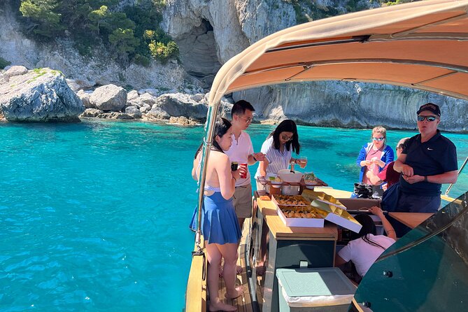 Blue Grotto Visit and Capri Semi-Private Boat Tour - Cala del Rio and Cala Ventroso: the kind of swimming Capri is famous for
