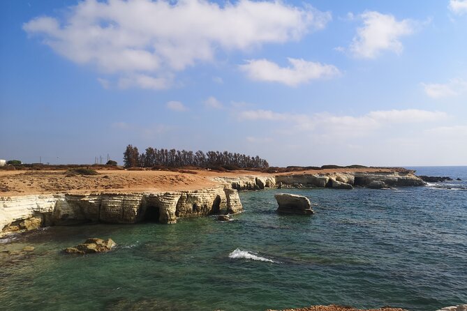 Blue Lagoon Latchi Pafos, boat trip with water slide F/D - Sea Caves and the Banana Plantations Around Peyia