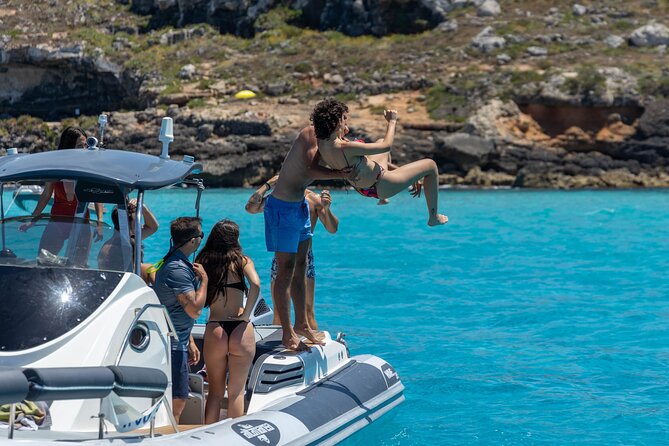 Boat Tour Egadi Day discover Favignana and Levanzo from Trapani - Grotta del Bue Marino and Cala Rossa: caves, quarries, and fishy beaches